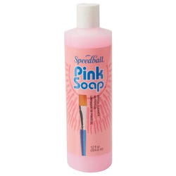 Image for Speedball Pink Soap Brush Cleaner, 12 Ounces from School Specialty