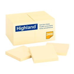 Image for Highland Notes, 3 x 3 Inches, 24 Pads per Pack, 100 Sheets per Pad from School Specialty