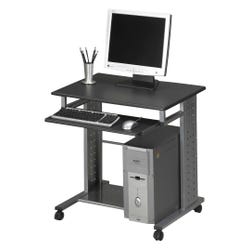 Image for Mayline Empire Mobile PC Workstation, 29-3/4 x 23-1/2 x 29-3/4 in, Anthracite from School Specialty