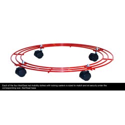 Image for AlertSeat Therapeutic Stability Ball Chair Dolly, Medium, Red from School Specialty