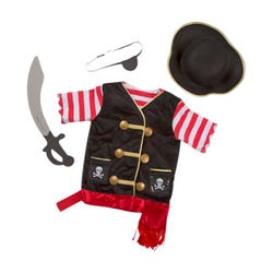 Image for Melissa & Doug Pirate Role Play Clothing Set, 4 Pieces from School Specialty