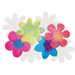 Image for Roylco Flower Color Diffusing Paper, 9 Inches, White, Pack of 80 from School Specialty