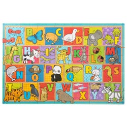 Image for Melissa & Doug Natural Play Giant Floor Puzzle, ABC Animals from School Specialty