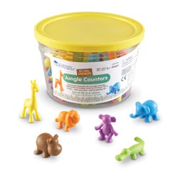 Image for Learning Resources Wild About Animals Jungle Counters, Set of 72 from School Specialty
