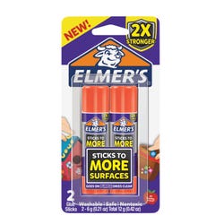 Elmer's Extra Strength Glue Sticks, 0.21 Ounces, Pack of 2 Item Number 2040898