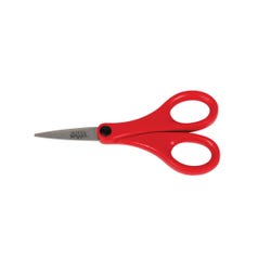 School Smart Lightweight Straight Handle Scissors, 5 Inches, Red 085005