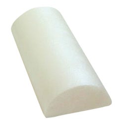 Image for CanDo Half-Round Foam Roller, 6 x 12 Inches, White from School Specialty