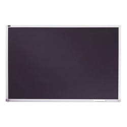 Image for Quartet Reusable Chalk Board, 4 X 6 ft, Aluminum Frame, Porcelain, Black, Satin from School Specialty