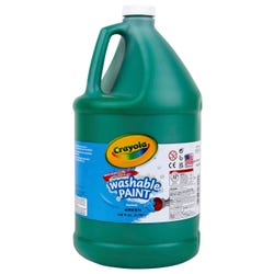 Image for Crayola Washable Paint, Green, Gallon from School Specialty