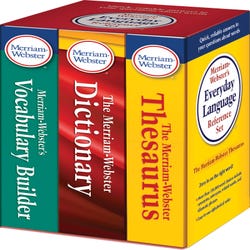 Image for Merriam-Webster's Everyday Language Reference Set, 3 Books from School Specialty