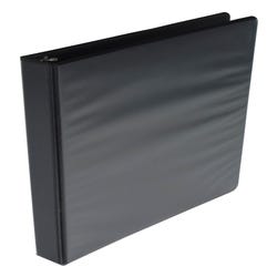 Image for School Smart D Ring View Binder, Polypropylene, 1 Inch, Black from School Specialty