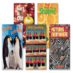 Image for Achieve It! Math Concepts Big Books Set 1, Pack of 5 from School Specialty