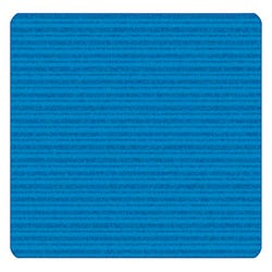 Image for Carpets for Kids KIDSoft Subtle Stripes Solid Carpet, 4 x 6 Feet, Rectangle, Primary Blue from School Specialty