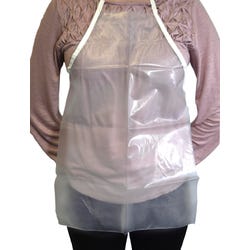 Image for Eisco Labs Clear Vinyl Bib Apron, Extra Small, 22 x 15 Inches from School Specialty