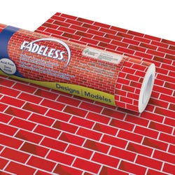 Image for Fadeless Designs Paper Roll, Tu Tone Brick, 48 Inches x 50 Feet from School Specialty
