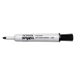 Image for School Smart Dry Erase Markers, Chisel Tip, Low Odor, Black, Pack of 48 from School Specialty
