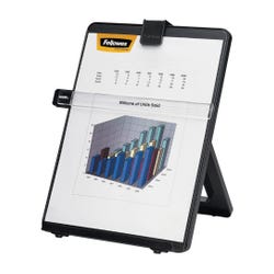 Image for Fellowes Non-Magnetic Document Copyholder, 10-1/8 x 11-1/4 x 7-3/8 Inches, Black from School Specialty