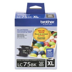 Image for Brother Ink Toner Cartridge, LC752PKS, Black, Pack of 2 from School Specialty