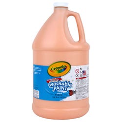 Image for Crayola Washable Paint, Peach, Gallon from School Specialty
