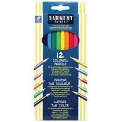 Image for Sargent Art Colored Pencils, Assorted Colors, Set of 12 from School Specialty