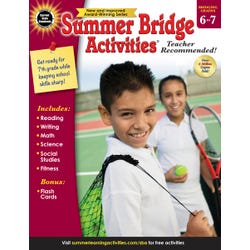 Image for Carson Dellosa Summer Bridge Activities Workbook, Grades 6 - 7 from School Specialty