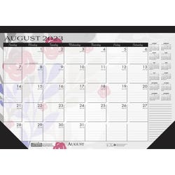 House of Doolittle Recycled Wildflower Design 12 Month Desk Pad Calendar, August 2023 - July 2024, 18-1/2 x 13 Inches, Item Number 2103804