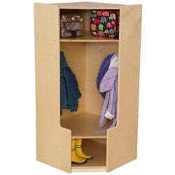 Image for Wood Designs Corner Locker, 22-1/2 x 22-1/2 x 49 Inches from School Specialty