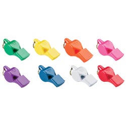 Image for Fox 40 Classic No-Pea Whistles, Assorted Colors, Set of 12 from School Specialty