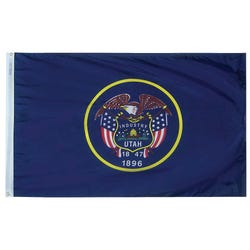 Image for Annin Nylon Utah Indoor State Flag, 3 X 5 ft from School Specialty