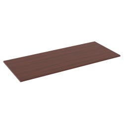Image for Lorell Quadro Sit Stand Station Laminate Tabletop, 72 x 30 Inches, Mahogany from School Specialty