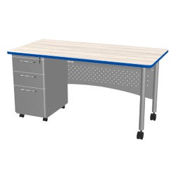 Image for Classroom Select NeoClass Single Pedestal Teacher's Desk from School Specialty