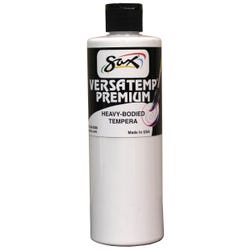 Sax Versatemp Premium Heavy-Bodied Tempera Paint, 1 Pint, White Item Number 1592711