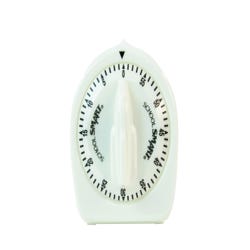 Image for School Smart Wind Up Timer, 60 Minutes, White from School Specialty