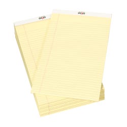 Image for School Smart Legal Pads, 8-1/2 x 14 Inches, 50 Sheets Each, Canary, Pack of 12 from School Specialty