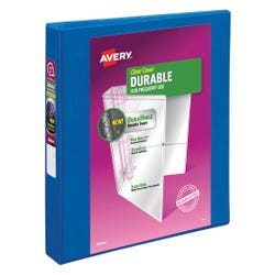 Image for Avery Durable View Binder with Slant Ring, 1 Inch, Blue from School Specialty