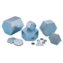 Image for Delta Education Metric Hex Weights, Assorted Sizes, Set of 14 from School Specialty
