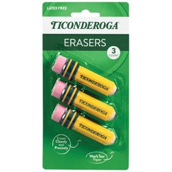 Image for Ticonderoga Style Erasers, Pack of 3 from School Specialty
