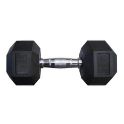 Image for Hex Rubber Dumbbell, 20 Pounds from School Specialty