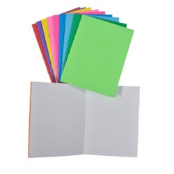 Image for School Smart Bright Blank Books, Assorted Colors, 24 Sheets, Pack of 10 from School Specialty
