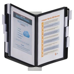 Image for Durable Instaview Desktop Reference System with Ten Letter, Black from School Specialty