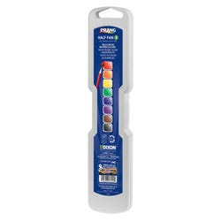 Prang Non-Toxic Semi-Moist Wax-Free Watercolor Paint Set, 8 Assorted Colors, Item Number 001227
