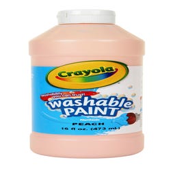 Image for Crayola Washable Paint, Peach, Pint from School Specialty