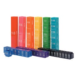 Image for Learning Resources Fraction Tower Equivalency Cubes, Set of 51 from School Specialty