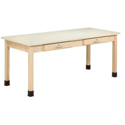 Image for Diversified Woodcrafts Planning Table, 72 x 30 x 30 Inches, Solid Maple Top from School Specialty