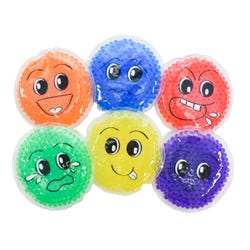 Image for Abilitations Gel Bead Emotion Sensory Fidget Bags, Set of 6 from School Specialty