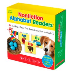 Scholastic Nonfiction Alphabet Readers, Grades PreK to 2 Item Number 1538258
