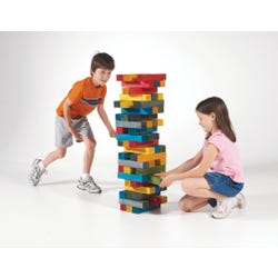 Image for Deluxe Giant High Tower Wooden Blocks, Set of 60 from School Specialty