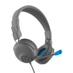 Image for JLAB JBuddies Learn On-Ear Kids Headphone with Retractable Microphone, 3.5mm, Gray from School Specialty