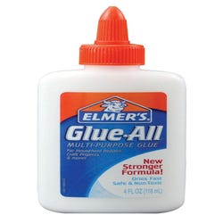 Elmer's Glue-All Multi-Purpose Glue, 4 Ounces, Dries Clear Item Number 1337116