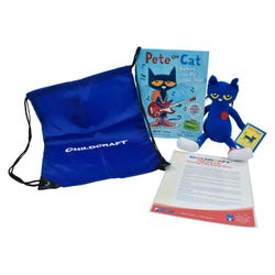 Childcraft Pete the Cat: Rocking in My School Shoes Literacy Bag, Book, and Plush Item Number 1433147